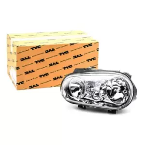 Image of TYC Headlights Left 20-5386-18-2 Headlamp,Headlight VW,Golf IV Schragheck (1J1),Golf IV Variant (1J5),Golf IV Cabrio (1E)