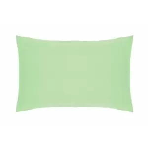 Image of 100% Cotton 200 Thread Count Pillowcase Pair Mint