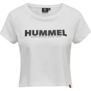 Image of Hummel Legacy Crop Top Womens - White