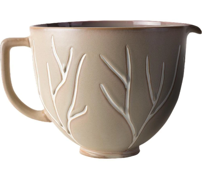 Image of KitchenAid 5KSM2CB5BL 4.7-Litre Ceramic Mixing Bowl - Bare Trees, Brown 8003437646799