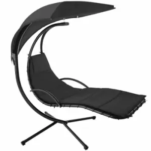 Image of Tectake Maja Hanging Lounger Black