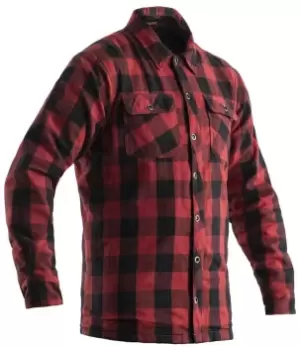 Image of RST Lumberjack Motorcycle Shirt, black-red, Size XL, black-red, Size XL
