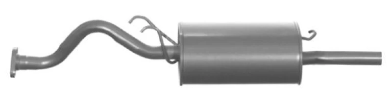 Image of IZAWIT 30.014 Rear silencer Rear End Silencer (3437)