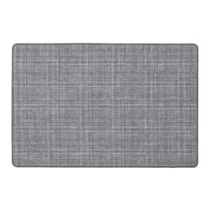 Image of JVL Elegance Mat, 50x75cm - Grey