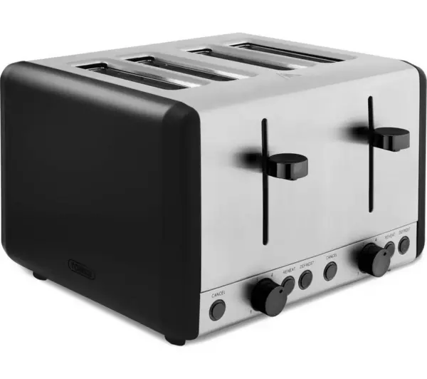 Image of Tower Sera T20086BLK 4 Slice Toaster