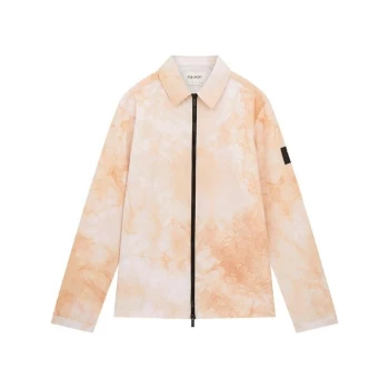 Image of Lyle and Scott Mineral Overshirt - Orange