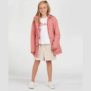 Image of Barbour Girls Clyde Waterproof Jacket - Vintage Rose - M (8-9 Years)