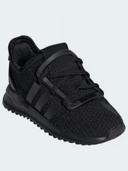 Image of adidas Originals U_Path Run Infant Trainers - Black, Size 9