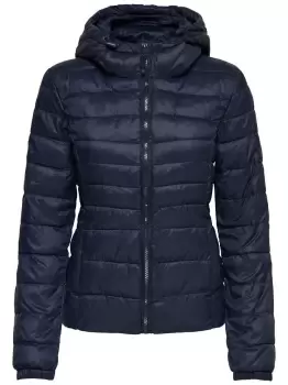 Image of ONLY Short Quilted Jacket Women Blue