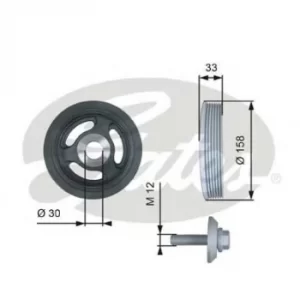 Image of GATES Torsional Vibration Damper Kit TVD1061A