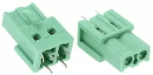 Image of Phoenix Contact, ICV 2.5/ 2-G-5.08, 2 Way, 1 Row, Straight PCB Header