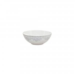 Image of Denby Monsoon Filigree Silver Cereal Bowl