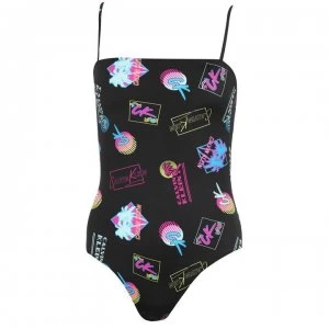 Image of Calvin Klein Wave Band Swimsuit - Multi