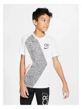 Image of Nike Youth Cr7 Short Sleeved Dry T-Shirt - White