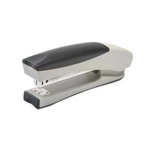 Image of 5 Star Office Stapler Full Strip Stand Up Soft Grip Capacity 20 Sheets Silver/Black