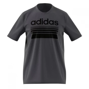 Image of adidas QT T Shirt Mens - Grey Horizon