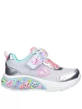 Image of Skechers Toddler Lil Dreamers Trainer, Silver, Size 7 Younger