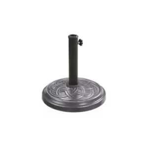 Image of 12kg Metal Effect Parasol Base for Garden Patio Parasol