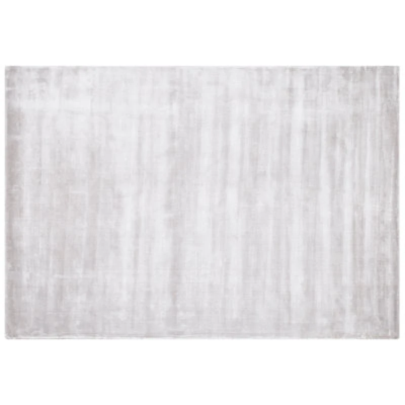 Image of Beliani Rug Gesi Ii Light Grey 160 X 230 Cm Viscose