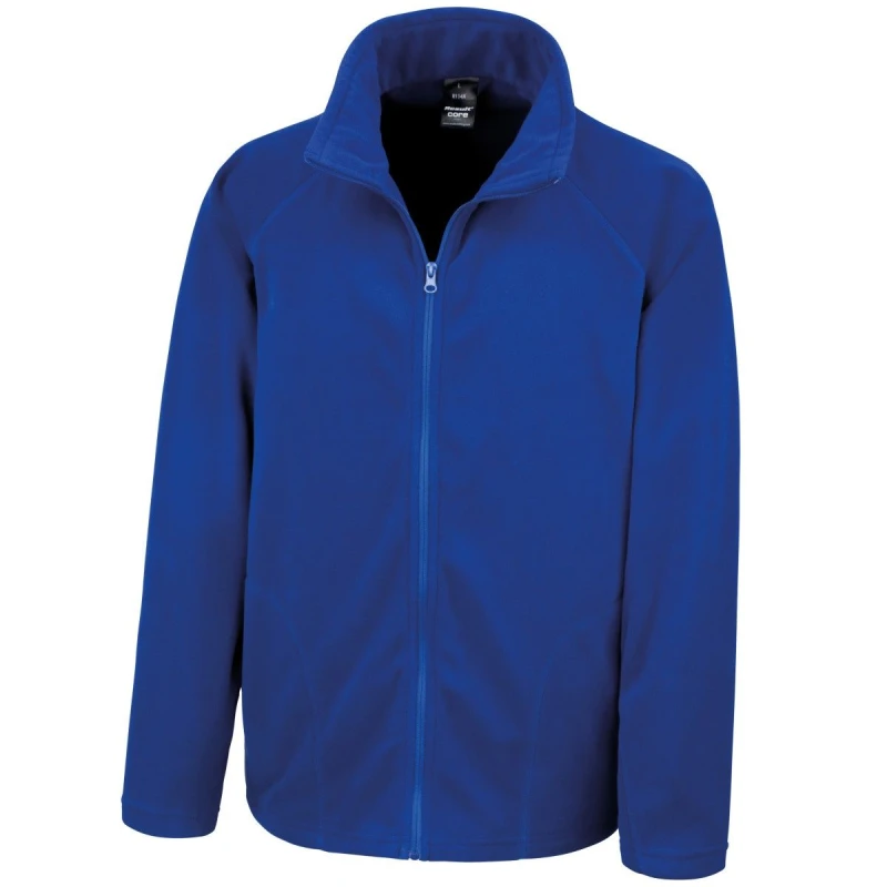 Image of Result Result Men Core Micron Anti Pill Fleece Jacket in Royal Size: X-Small Royal XS Male 5054752960421