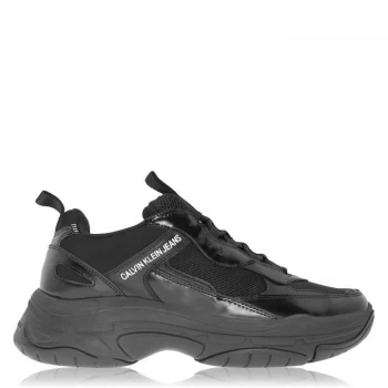 Image of Calvin Klein Jeans Marvin Low Trainers - Black