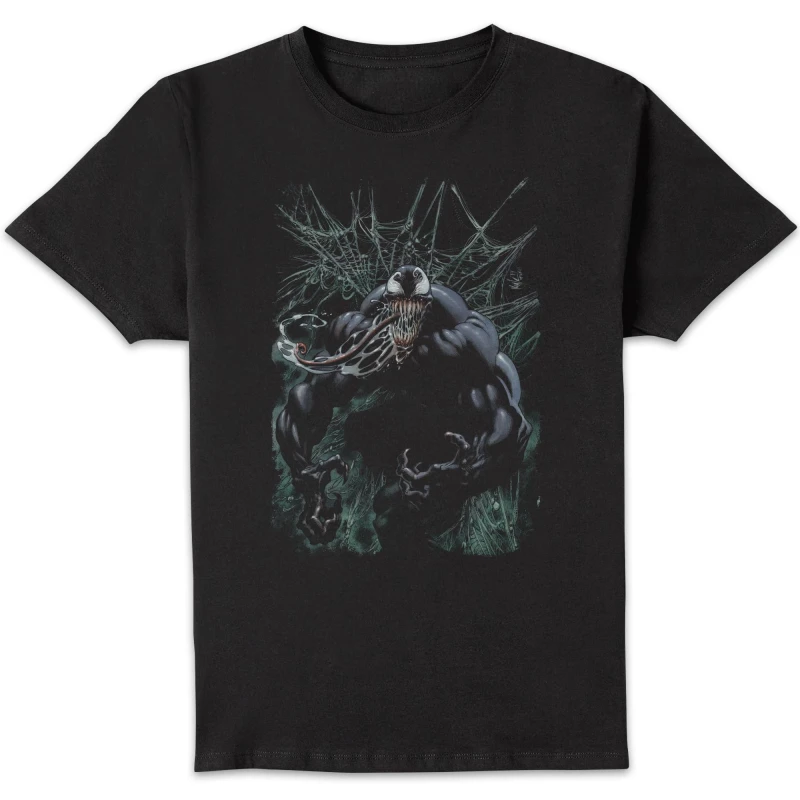 Image of Marvel Marvel Official Sinister Venom Pose T-Shirt - Black Size: Medium Black M Unisex 5063721106449