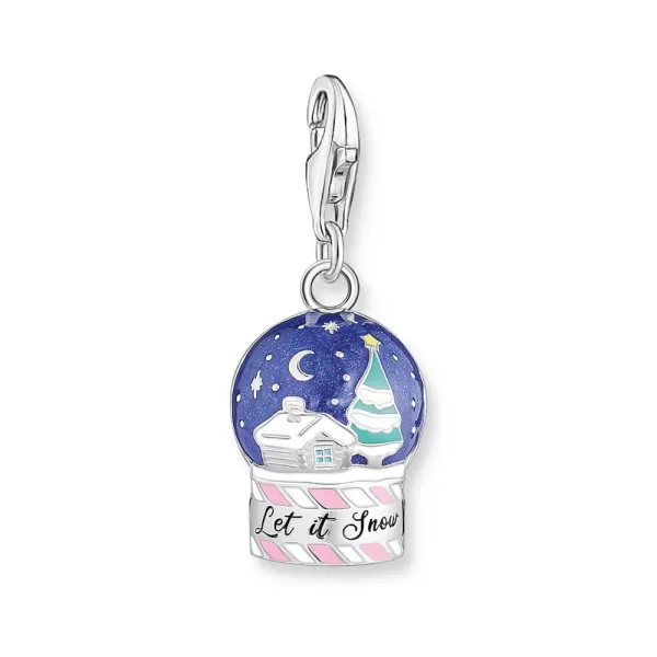 Image of THOMAS SABO Silver Snow Globe Charm