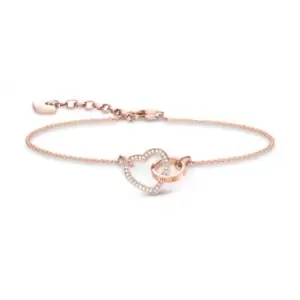 Image of Thomas Sabo Together Forever Heart Bracelet A1730-416-14-L19v