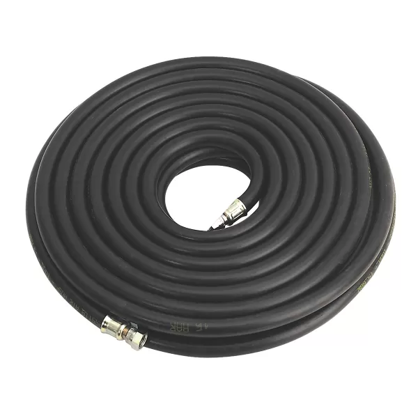 Image of Genuine SEALEY AH15RX/38 Air Hose 15mtr x Ø10mm with 1/4BSP Unions Heavy-Duty