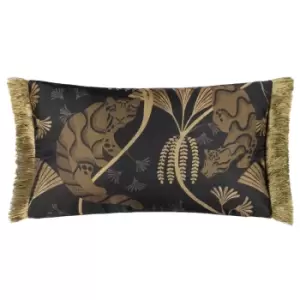 Image of Moondusk Cushion Noire Black, Noire Black / 30 x 50cm / Polyester Filled