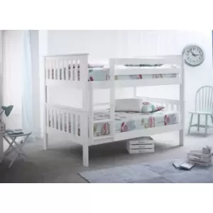 Image of Oslo White Wooden Quadruple Bunk Bed