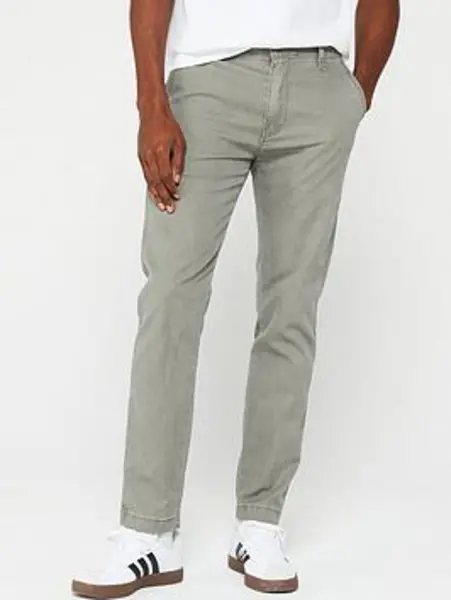 Image of XX Chino Standard Taper Lightweight Pants - Neutral / Smokey Olive Lightweight Canvas