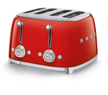 Image of SMEG 50s Retro TSF03RDUK 4 Slice Toaster