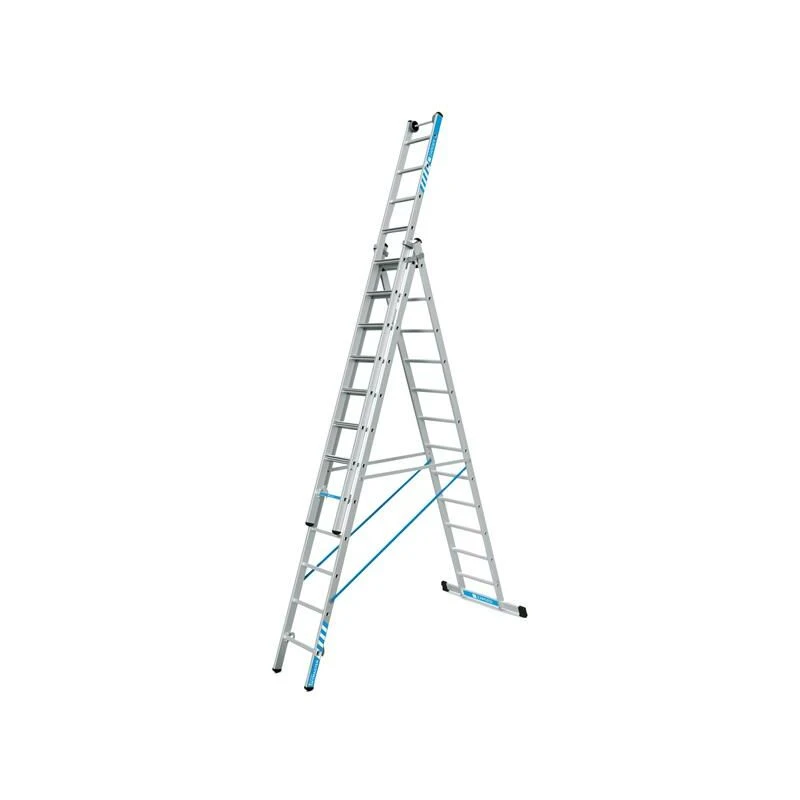 Image of ZARGES Zarges - 41580 Skymaster Plus x Combination Ladder 3-Part 3 x 12 Rungs ZAR41580 41580