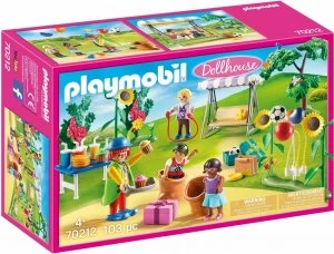Image of Playmobil 70212 Dollshouse Childrens Birthday Playset