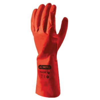 Image of Skytec - Tulsa 94 Red Nitrile Gloves - Size 7/S