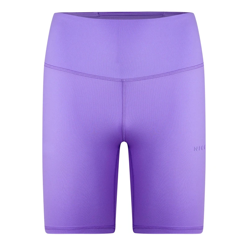 Image of Nicce Anywear Cycling Shorts Womens - Purple Purple 8