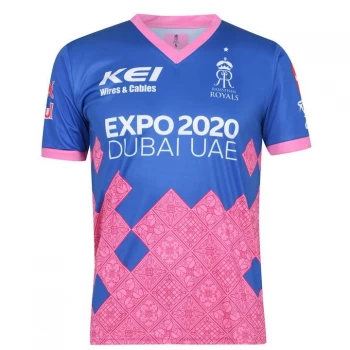 Image of Team Rajasthan Royals Replica Match Shirt Seniors - Royal Pink