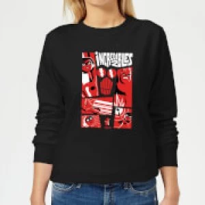 Image of The Incredibles 2 Poster Womens Sweatshirt - Black - S