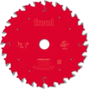 Image of Freud LCL6M Circular and Mitre Saw Blade for Solid Wood and Panels 165mm 24T 20mm