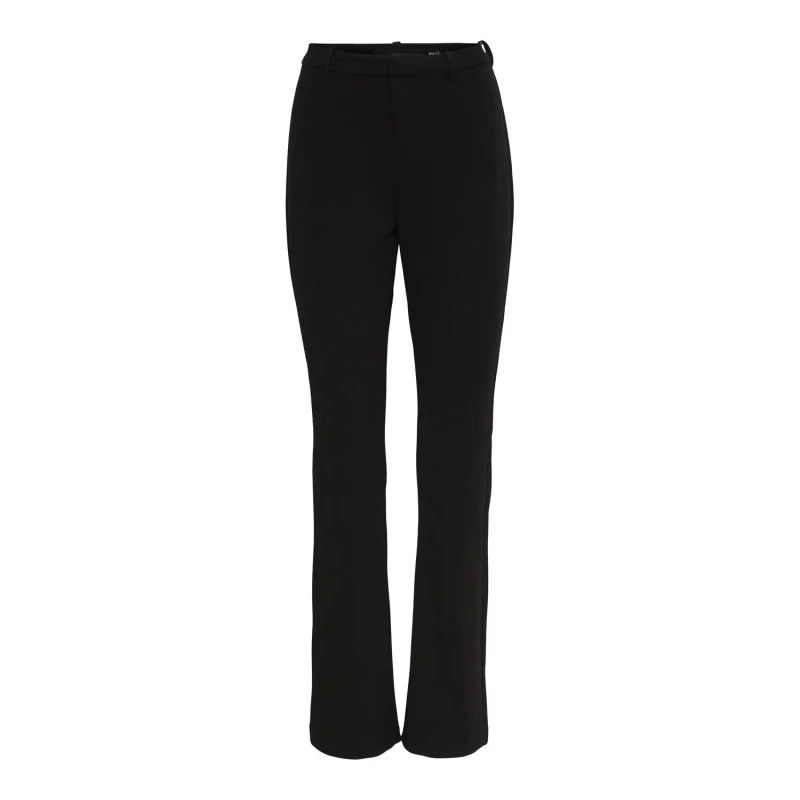 Image of Vero Moda Womens trousers Vero Moda vmamira mr flared ga Noir Female Mx30