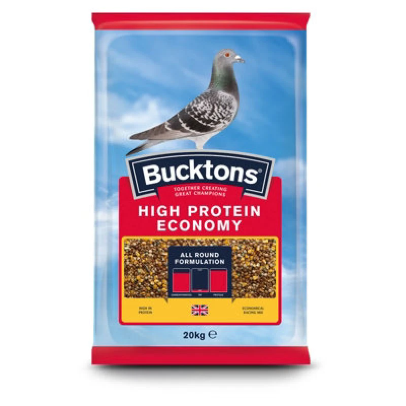 Image of Bucktons High Protein Economy Racing Bird Food 20kg Multi unisex