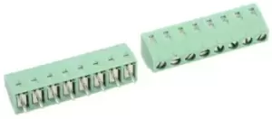 Image of Phoenix Contact MKDS 1/ 8-3.81 8-pin PCB Terminal Strip, 3.81mm Pitch Rows