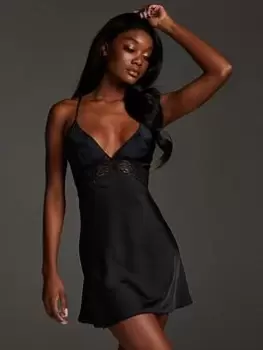 Image of Hunkemoller Sd Satin Nina, Black Size XL Women