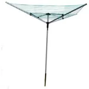 Image of 3 Arm 30m Traditonal Rotary Airer Clothes / Washing Line