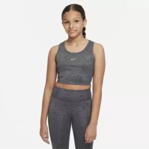 Image of Nike Yoga Dri-FIT Big Kids (Girls') Tank - Grey