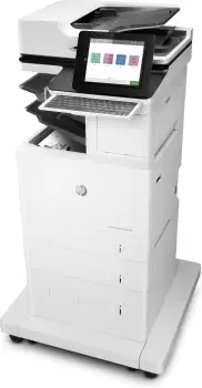 Image of HP LaserJet Enterprise Flow MFP M635z, Print, copy, scan, fax,...