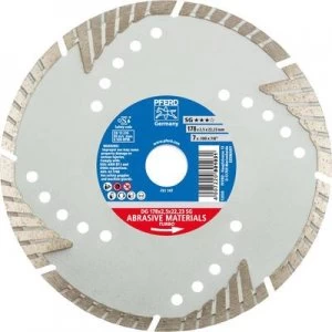 Image of Diamond cutting disc DG178x 2.5 x22.23 SG PFERD 68000023 Diameter 178mm