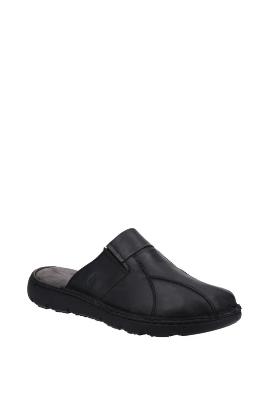Image of Hush Puppies Hush Puppies Men 'Carson' Sandals in Black Size: 11 Black 11 Male 5038600812612