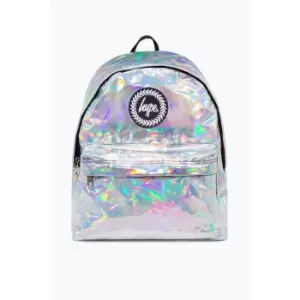 Image of Hype Holographic Backpack (One Size) (Silver)